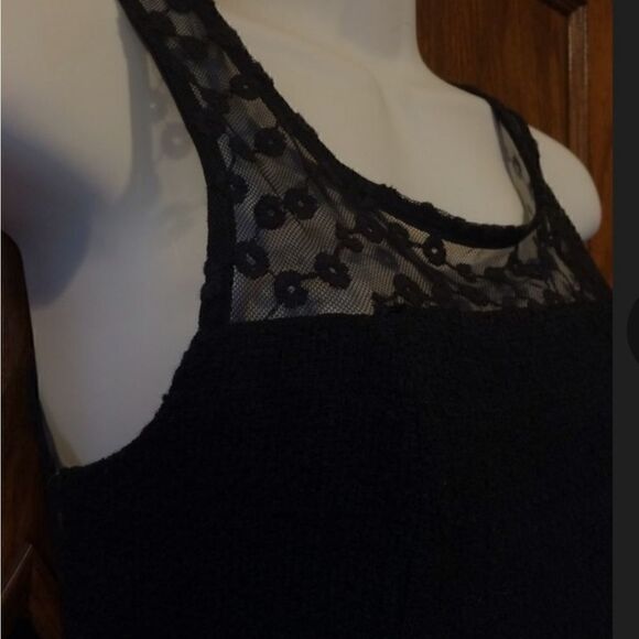 Anthropologie Monteau Black Lace Dress - Picture 6 of 16